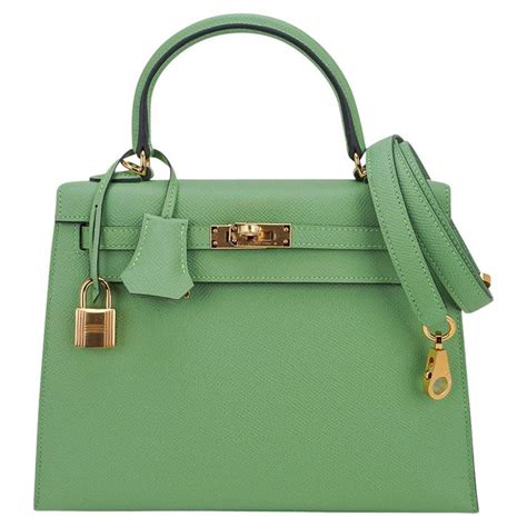 hermes kelly 25 vert criquet